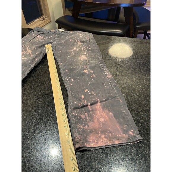 Urban Pipeline MaxFlex Men’s Straight Jeans 38x30 Blue Bleach Paint Splatter I - Picture 8 of 15